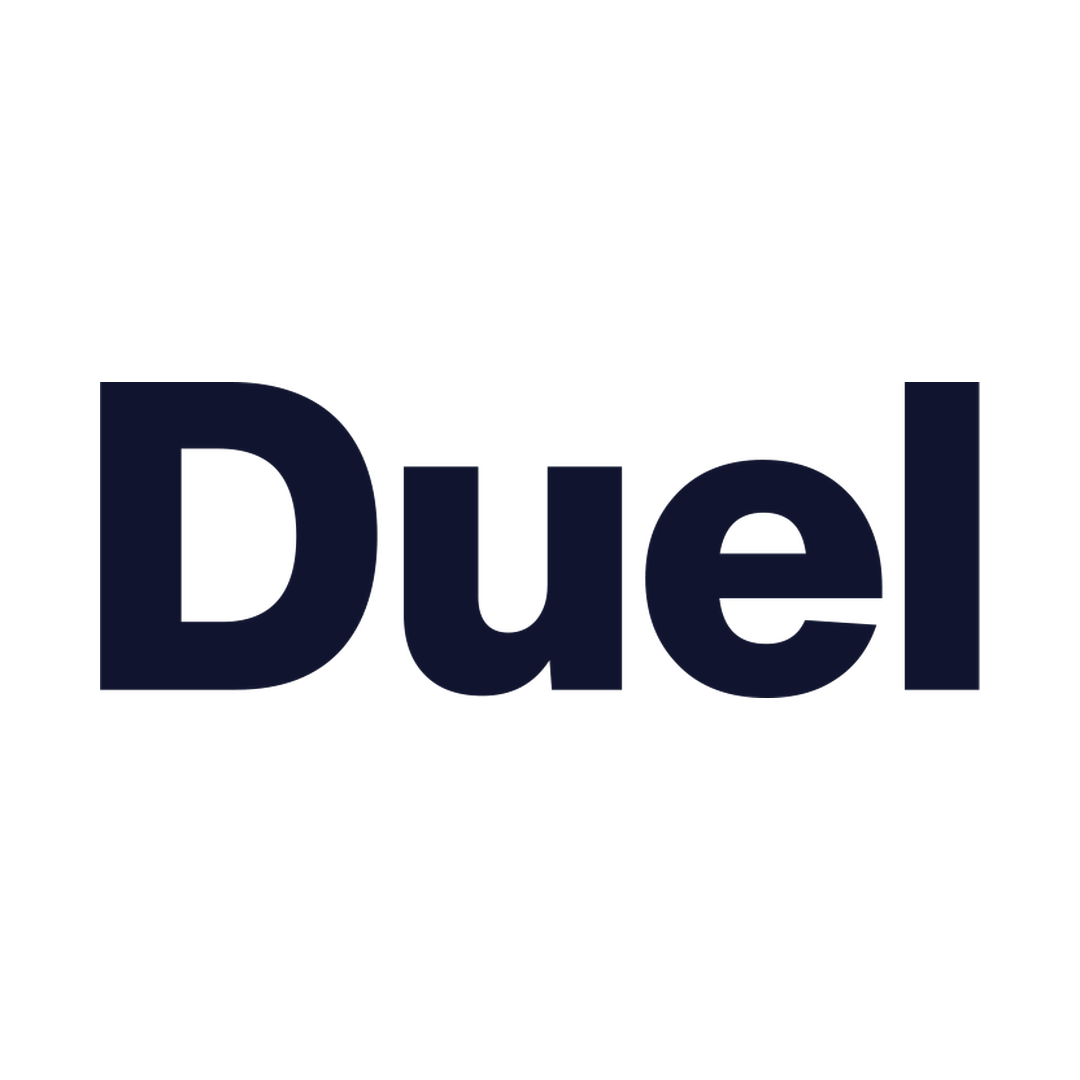 Logo Duel Casino na białym tle