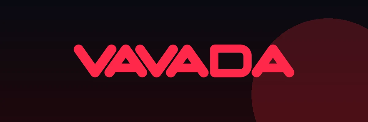 Baner Vavada Casino z logo