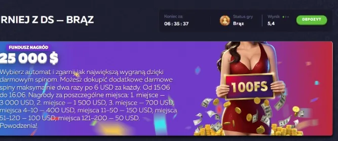 Turniej z darmowymi spinami w Vavada - pula 25 000 USD
