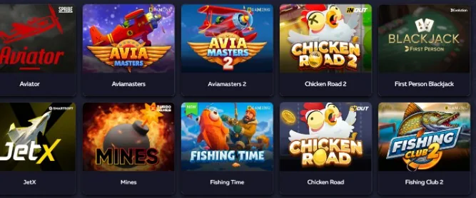 Sloty i gry w Vavada Casino - Aviator, JetX, Mines